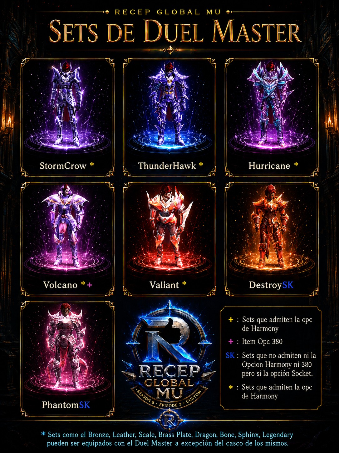 Duel Master (Magic Gladiator) itemseti — RECEP GLOBAL MU