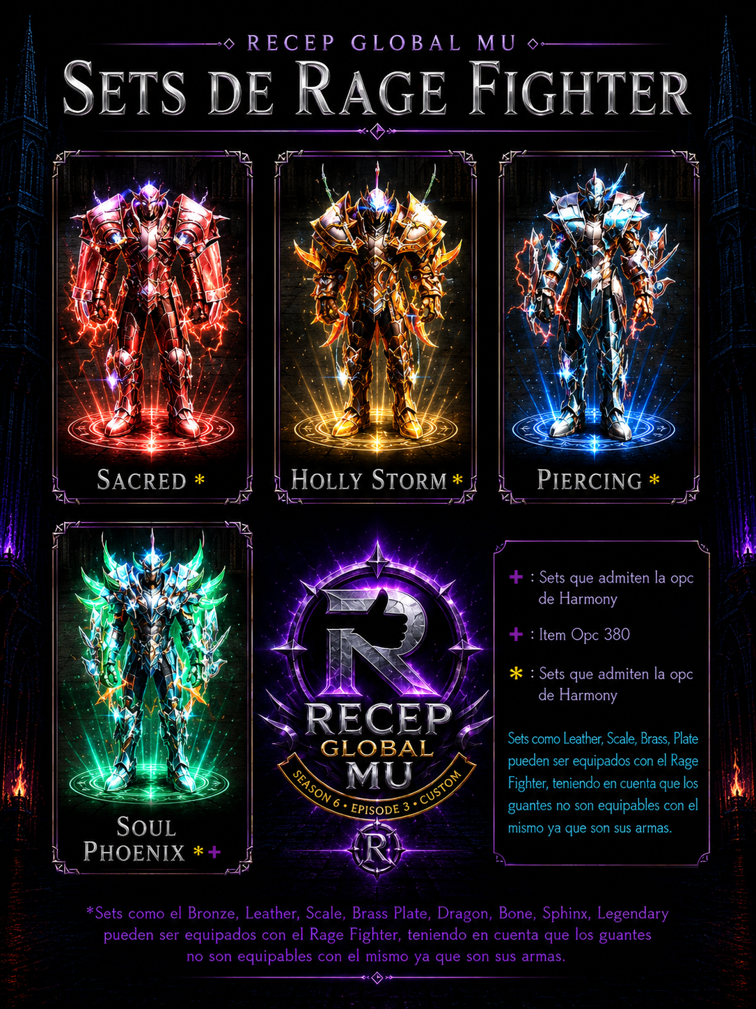 Fist Master (Rage Fighter) itemseti — RECEP GLOBAL MU